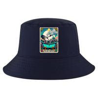 The High Priest.Ess Retro Skeleton Marijuana Weed Tarot Card Cool Comfort Performance Bucket Hat
