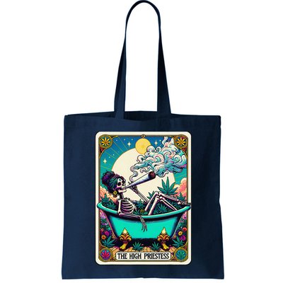 The High Priest.Ess Retro Skeleton Marijuana Weed Tarot Card Bag