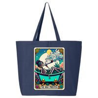 The High Priest.Ess Retro Skeleton Marijuana Weed Tarot Card 25L Jumbo Tote