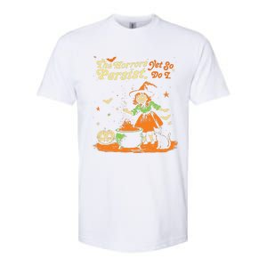 The Horrors Persist Yet So Do I Funny Humor Halloween Softstyle CVC T-Shirt