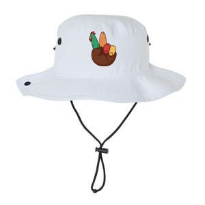 Turkey Hand Peace Sign Holiday Legacy Cool Fit Booney Bucket Hat