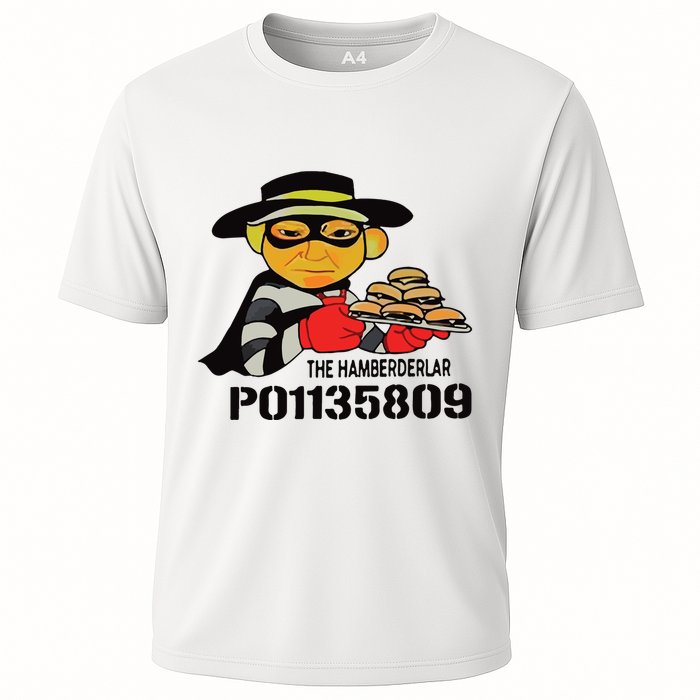 The Hamberderlar P01135809 Trump Mugshot Cooling Performance Crew T-Shirt