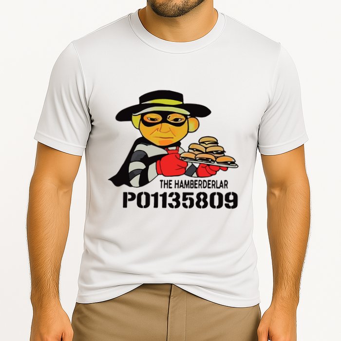 The Hamberderlar P01135809 Trump Mugshot Cooling Performance Crew T-Shirt