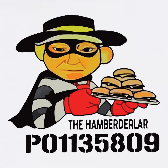 The Hamberderlar P01135809 Trump Mugshot Cooling Performance Crew T-Shirt