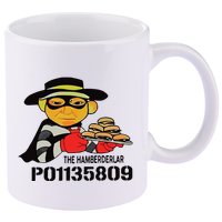The Hamberderlar P01135809 Trump Mugshot 11oz C Handle Ceramic Mug
