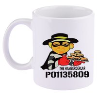 The Hamberderlar P01135809 Trump Mugshot 11oz C Handle Ceramic Mug