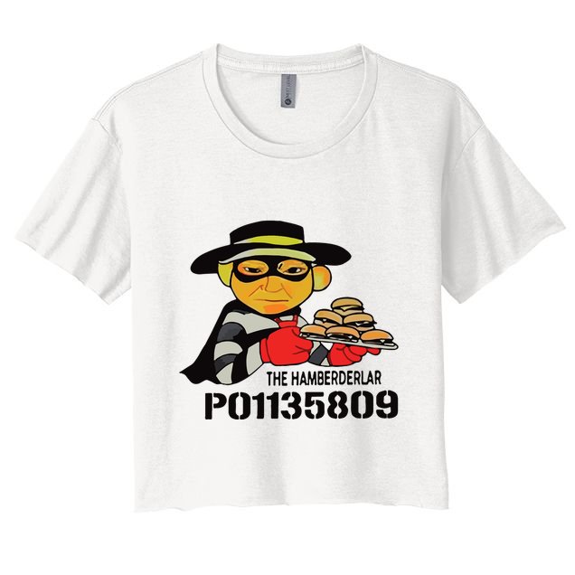 The Hamberderlar P01135809 Trump Mugshot Crop Top
