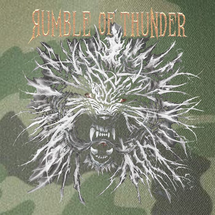 The Hu R.U.M.B.L.E Of Thunder Album Art Legacy Tie Dye Trucker Hat