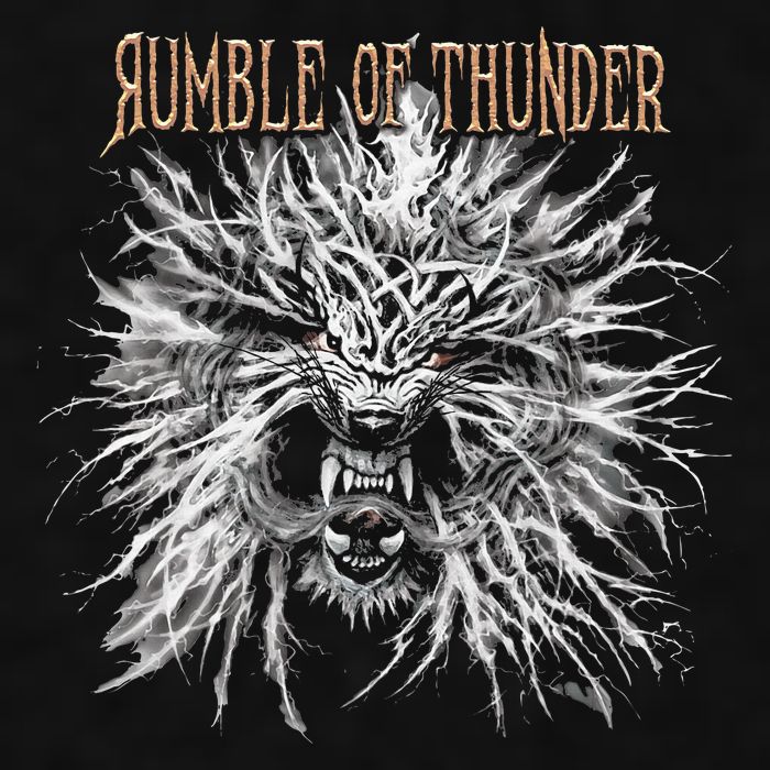 The Hu R.U.M.B.L.E Of Thunder Album Art Ladies PosiCharge Tri-Blend Wicking Tank