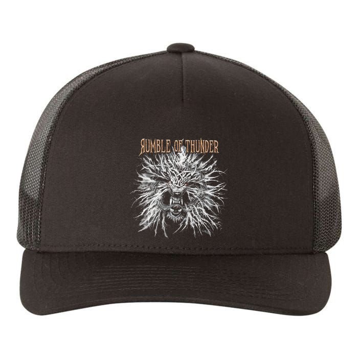The Hu R.U.M.B.L.E Of Thunder Album Art Yupoong Adult 5-Panel Trucker Hat