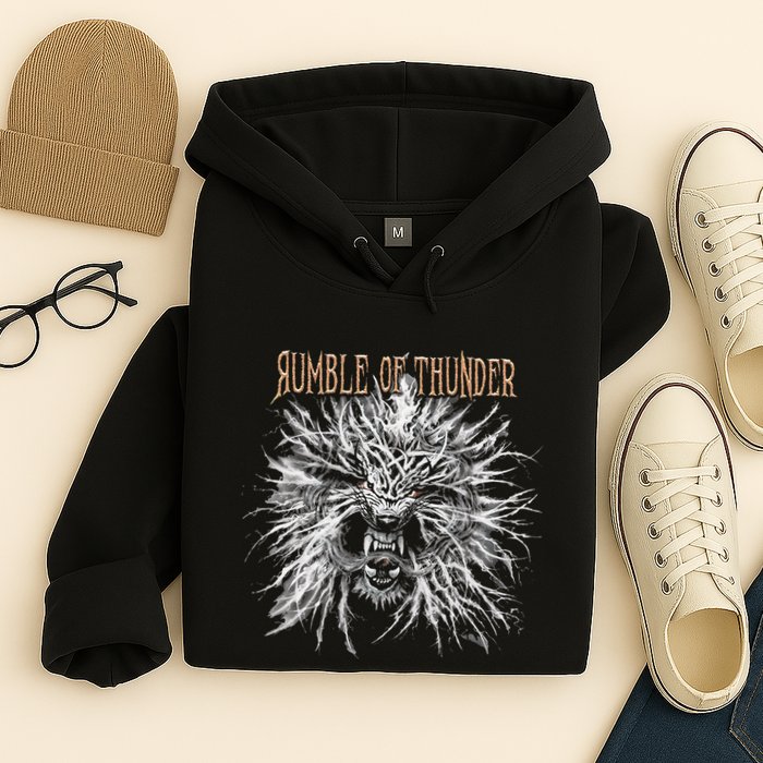 The Hu R.U.M.B.L.E Of Thunder Album Art Hoodie