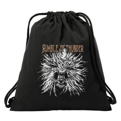 The Hu R.U.M.B.L.E Of Thunder Album Art Drawstring Bag