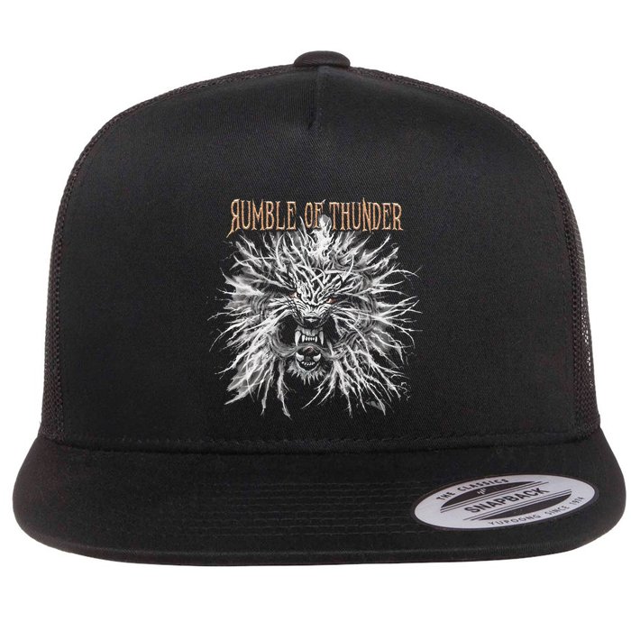 The Hu R.U.M.B.L.E Of Thunder Album Art Flatbill Hat