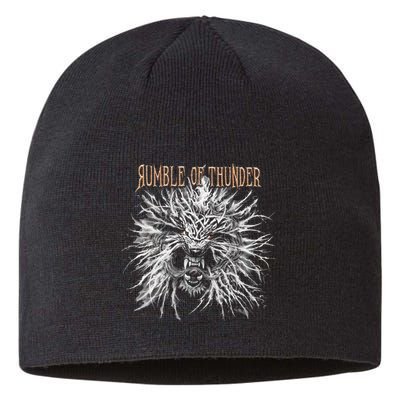 The Hu R.U.M.B.L.E Of Thunder Album Art Sustainable Beanie
