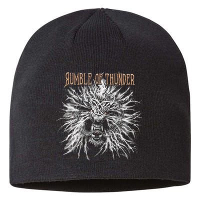 The Hu R.U.M.B.L.E Of Thunder Album Art Sustainable Beanie