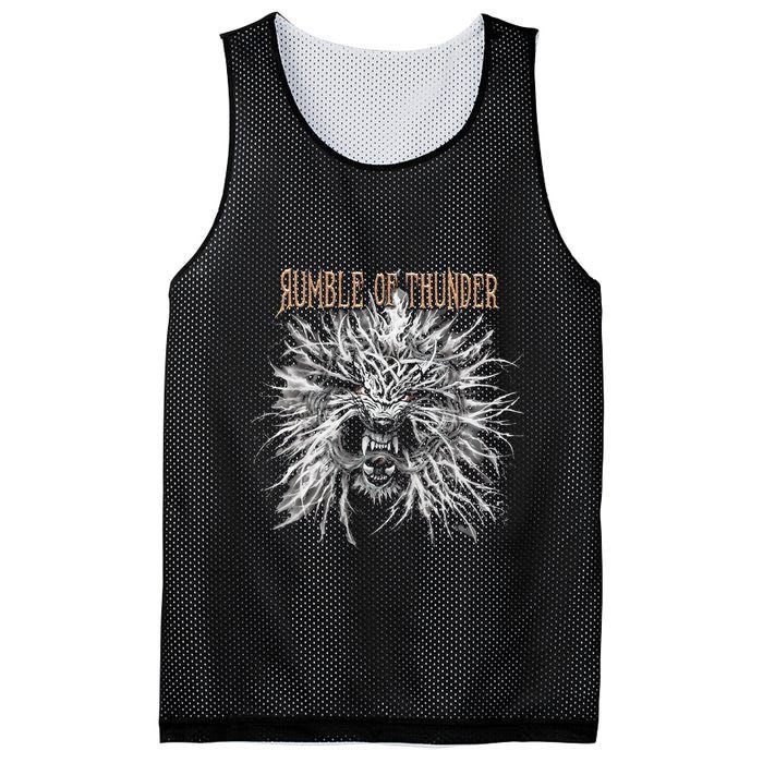 The Hu R.U.M.B.L.E Of Thunder Album Art Mesh Reversible Basketball Jersey Tank