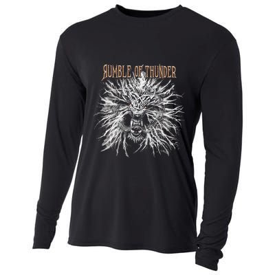 The Hu R.U.M.B.L.E Of Thunder Album Art Cooling Performance Long Sleeve Crew