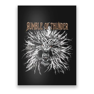 The Hu R.U.M.B.L.E Of Thunder Album Art Poster