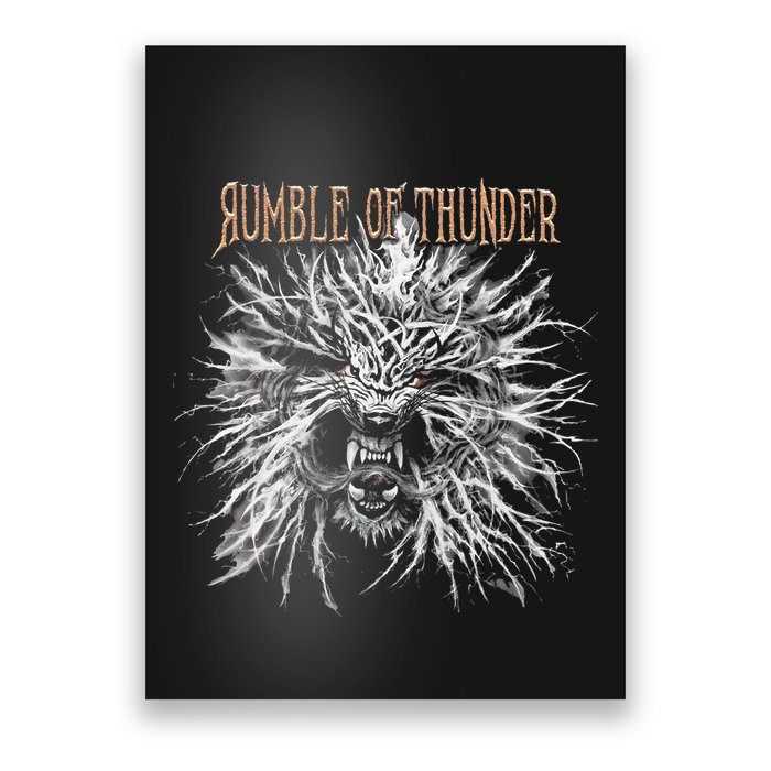 The Hu R.U.M.B.L.E Of Thunder Album Art Poster