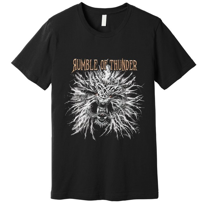 The Hu R.U.M.B.L.E Of Thunder Album Art Premium T-Shirt