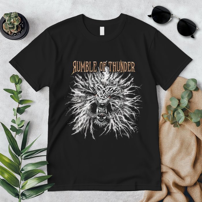 The Hu R.U.M.B.L.E Of Thunder Album Art Premium T-Shirt