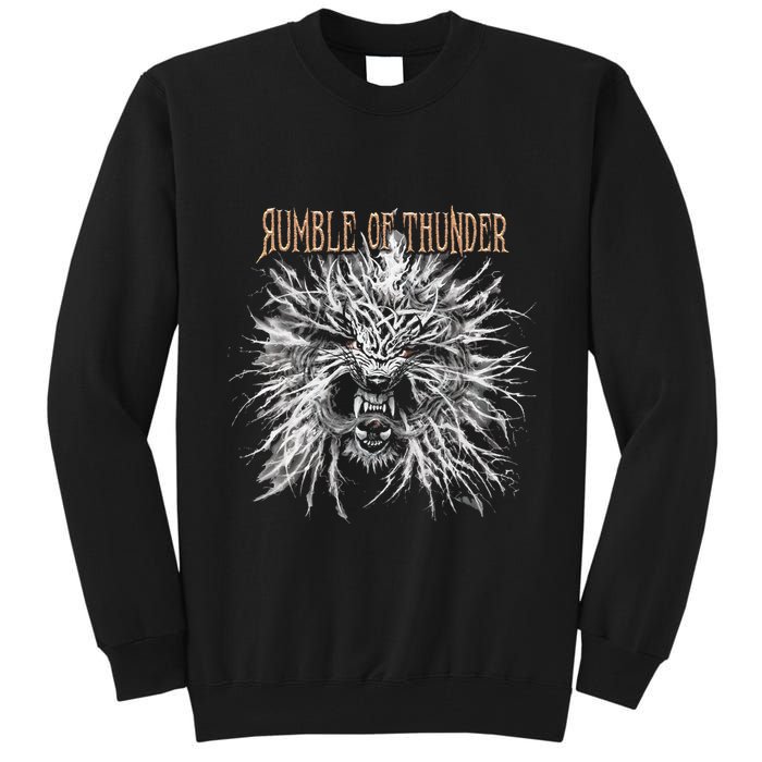 The Hu R.U.M.B.L.E Of Thunder Album Art Tall Sweatshirt