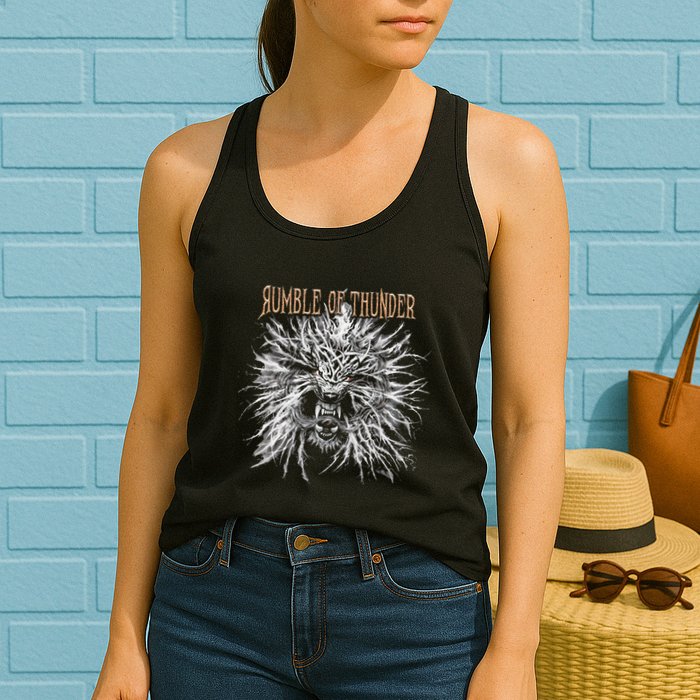 The Hu R.U.M.B.L.E Of Thunder Album Art Womens Tank Top