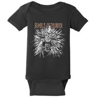 The Hu R.U.M.B.L.E Of Thunder Album Art Baby Bodysuit