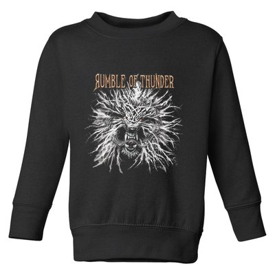 The Hu R.U.M.B.L.E Of Thunder Album Art Toddler Sweatshirt