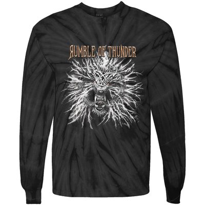 The Hu R.U.M.B.L.E Of Thunder Album Art Tie-Dye Long Sleeve Shirt