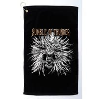 The Hu R.U.M.B.L.E Of Thunder Album Art Golf Towel