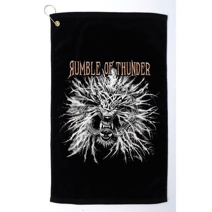 The Hu R.U.M.B.L.E Of Thunder Album Art Golf Towel