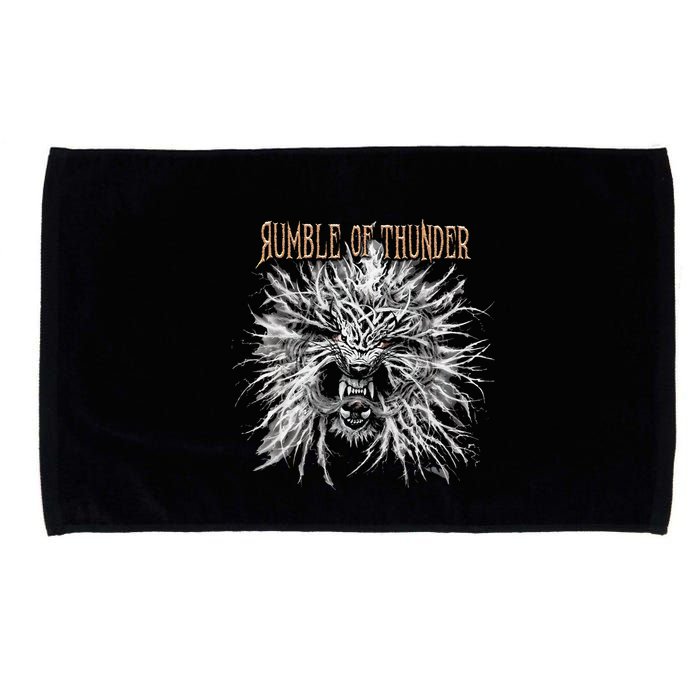 The Hu R.U.M.B.L.E Of Thunder Album Art Microfiber Hand Towel