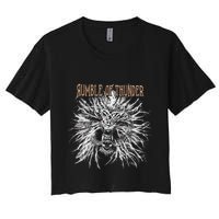 The Hu R.U.M.B.L.E Of Thunder Album Art Crop Top