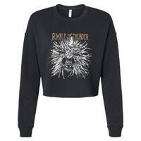 The Hu R.U.M.B.L.E Of Thunder Album Art Cropped Pullover Crew