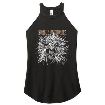 The Hu R.U.M.B.L.E Of Thunder Album Art Women's Perfect Tri Rocker Tank