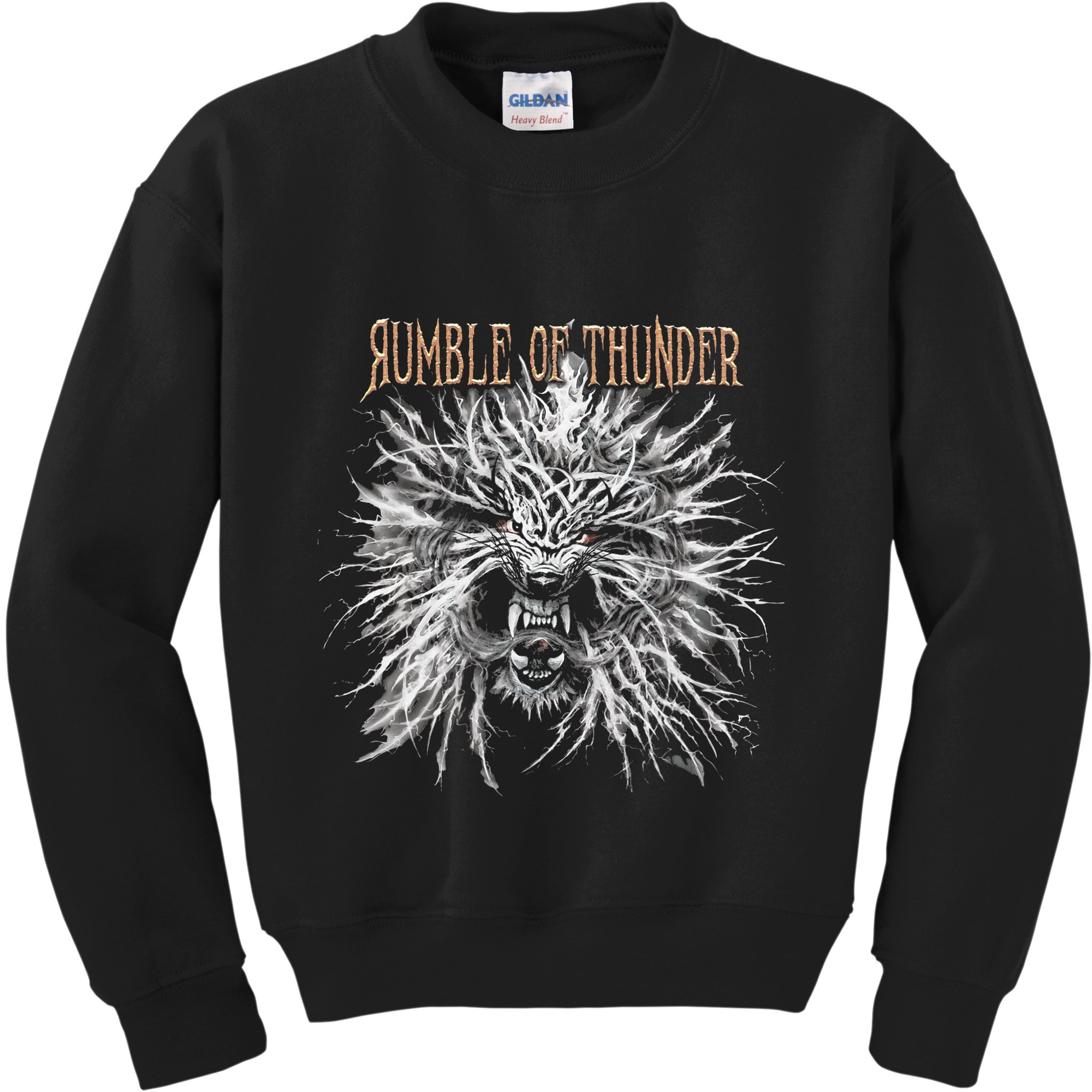 The Hu R.U.M.B.L.E Of Thunder Album Art Kids Sweatshirt