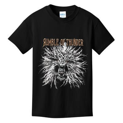The Hu R.U.M.B.L.E Of Thunder Album Art Kids T-Shirt