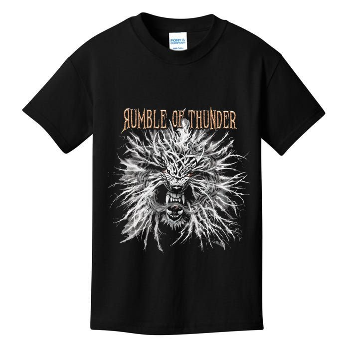 The Hu R.U.M.B.L.E Of Thunder Album Art Kids T-Shirt