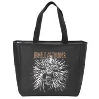 The Hu R.U.M.B.L.E Of Thunder Album Art Zip Tote Bag