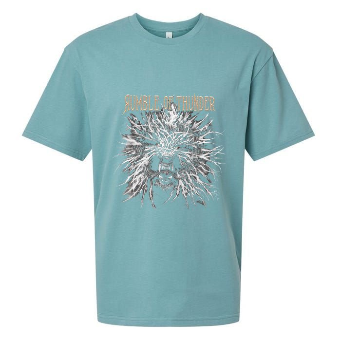 The Hu R.U.M.B.L.E Of Thunder Album Art Sueded Cloud Jersey T-Shirt