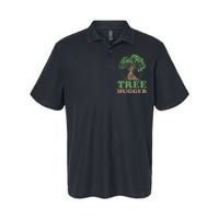 Tree Hugger Retro Vintage Environmental Nature Lover Softstyle Adult Sport Polo