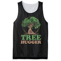 Tree Hugger Retro Vintage Environmental Nature Lover Mesh Reversible Basketball Jersey Tank