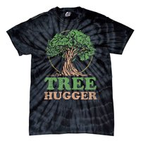 Tree Hugger Retro Vintage Environmental Nature Lover Tie-Dye T-Shirt