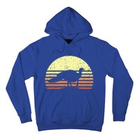 Turkey Hunting Retro Sunset Upland Bird Hunters Thanksgiving Hoodie