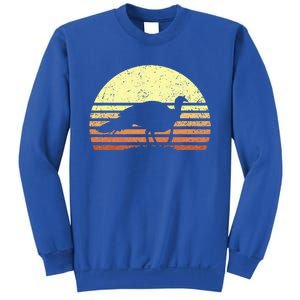 Turkey Hunting Retro Sunset Upland Bird Hunters Thanksgiving Sweatshirt