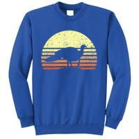 Turkey Hunting Retro Sunset Upland Bird Hunters Thanksgiving Sweatshirt