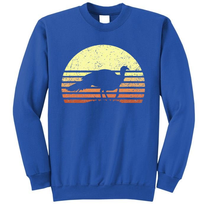 Turkey Hunting Retro Sunset Upland Bird Hunters Thanksgiving Sweatshirt