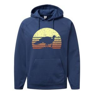 Turkey Hunting Retro Sunset Upland Bird Hunters Thanksgiving Performance Fleece Hoodie