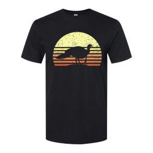 Turkey Hunting Retro Sunset Upland Bird Hunters Thanksgiving Softstyle CVC T-Shirt